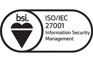 Kitemark for BSI ISO 27001 Certification in Information Security Management.